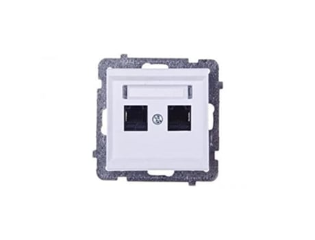 OSPEL Gpk-2R-K-M-00 Soquete Ip20 Branco 71 Mm 33 Mm 71 Mm 66 G