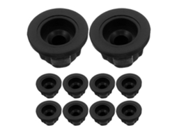 Conjunto De 10 Ilhós De Borracha Para Proteção Do Motor, Fixadores Do Capô.