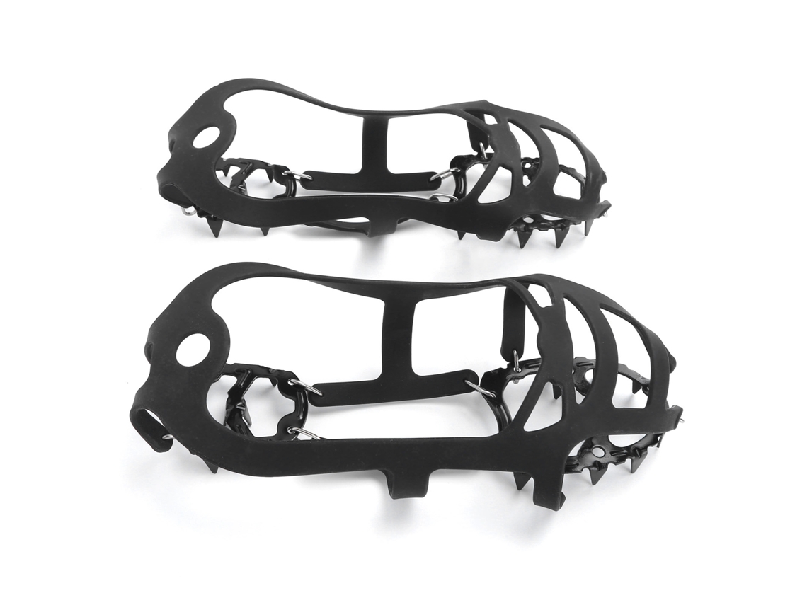 Crampons 18 Dentes Antiderrapantes para Neve e Gelo | S/MARCA