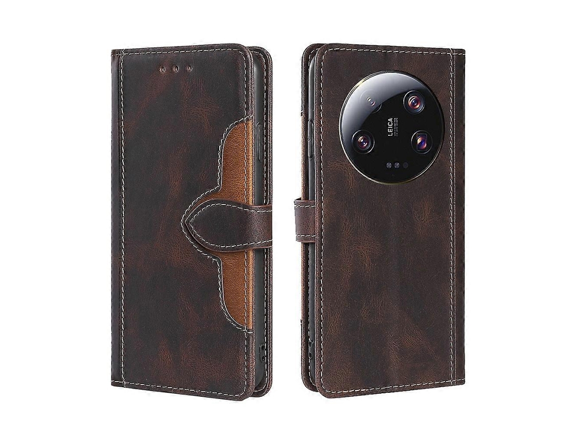 Capa De Couro Para Celular Com Fivela Magnética Skin Feel