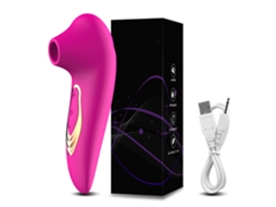 Vibrador Clitoriano MDUG com Ventosa, Recarregável, Silicone (vermelho)