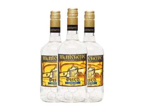 Aguardente Pisco MONTESIERPE Acholado (0.7 L - 3 Unidades)