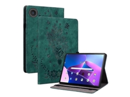 Capa de couro para tablet Webake com estampa de borboleta rosa