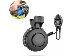 Buzina elétrica AQUAFORGE recarregável USB, guidão, Mtb, estrada, patinete e uso diário