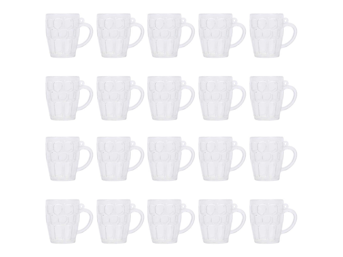 20 Copos Plásticos Mini Em Formato De Caneca, Para Festas E Brindes