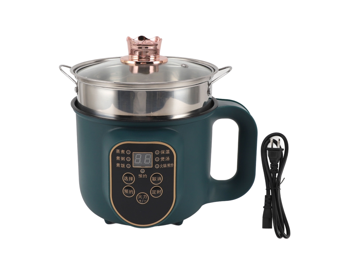 Laxiscreed Panela Elétrica Mini Antiaderente Inteligente Multifuncional Para Cozinha Fácil E Rápida