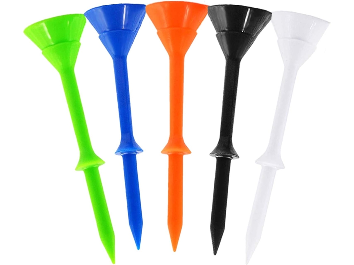 Tees De Golfe Não Plásticos Em Cores Misturadas, 83 Mm De Comprimento, 3 1/4 Polegadas Aquaforge