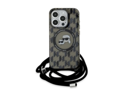 Capa para iPhone 15 Pro Max KARL LAGERFELD Rígida Preto
