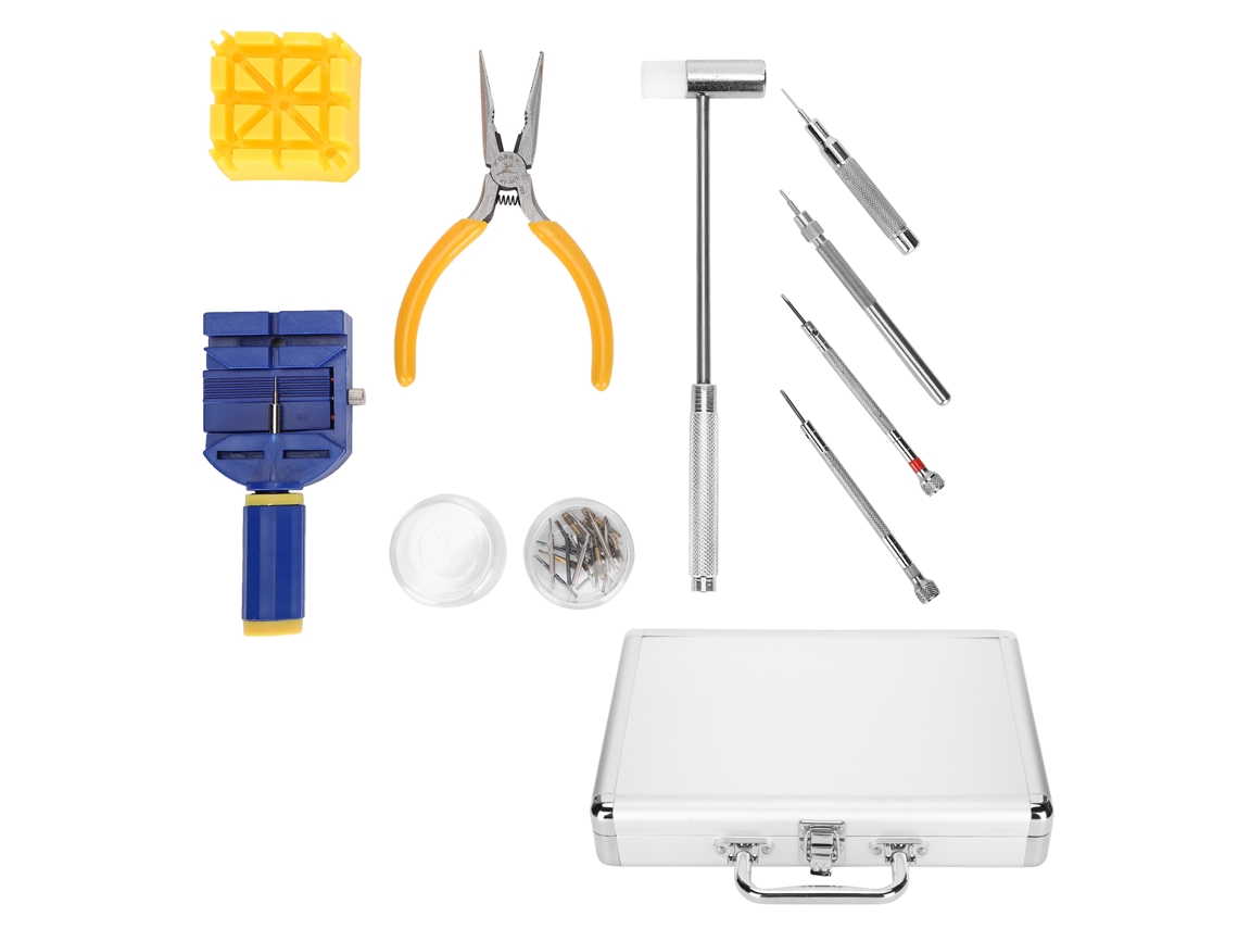 Kit de Ferramentas Profissionais para Reparo de Relógios Ajuste e Remoção de Pulseira