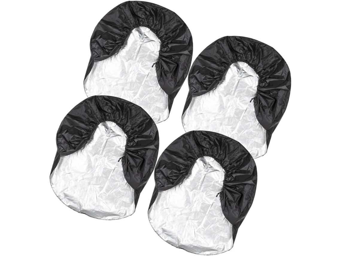 Conjunto de 4 camadas impermeáveis para pneus de alta qualidade, ideal para camping e trilhas.