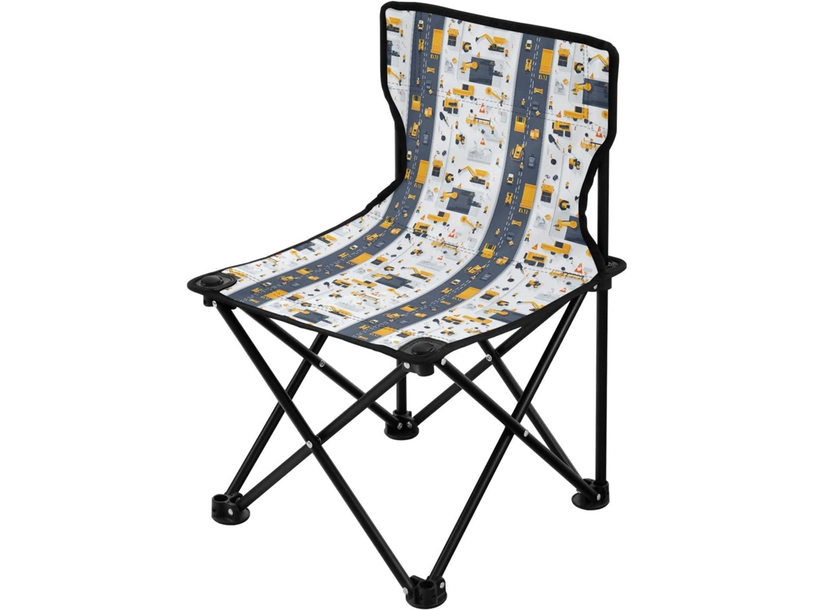 Cadeira de Camping Alipis em Nylon e Tecido e Lã e Pe Dobrável, Leve, Resistente Ideal para Camping
