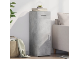 Aparador 30x42,5x93 cm Derivados de Madera Cemento Gris