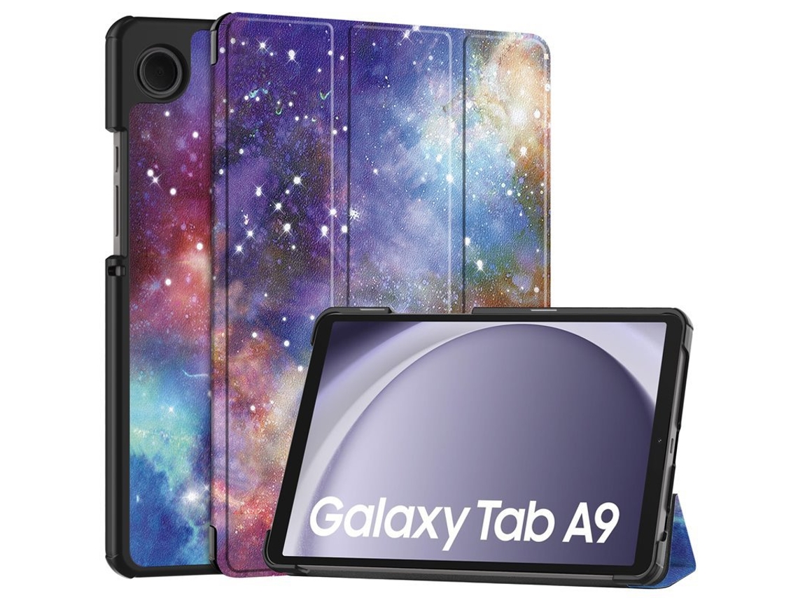 Capa Para Galaxy Tab A9 2020 De 8,7 Polegadas Suporte Triplo Inteligente Galáxia Hexinyigjly (sm X110 X115 X117)