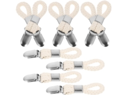 Conjunto De 10 Prendedores Toalha Metal Resistentes E Duráveis Para