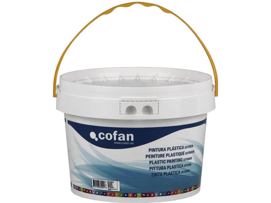 TINTA PLÄSTICA EXTERIOR COFAN (5KG) BRANCO