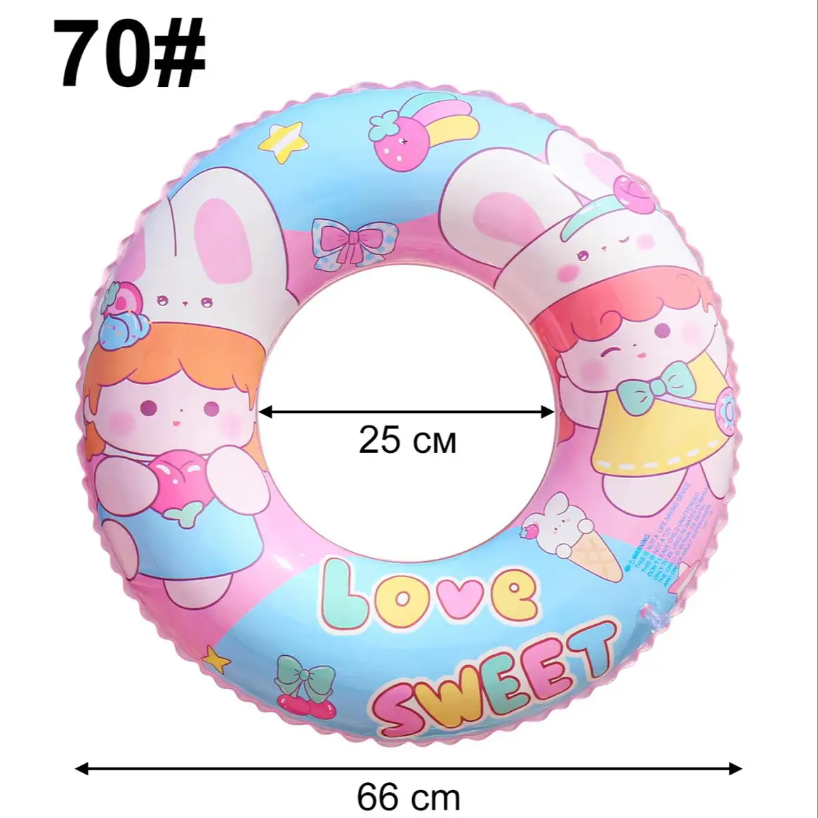 Boia Circular De Pvc Para Piscina, Tubo De Água Transparente, Boia Circular Para Lazer Na Praia No Verão.