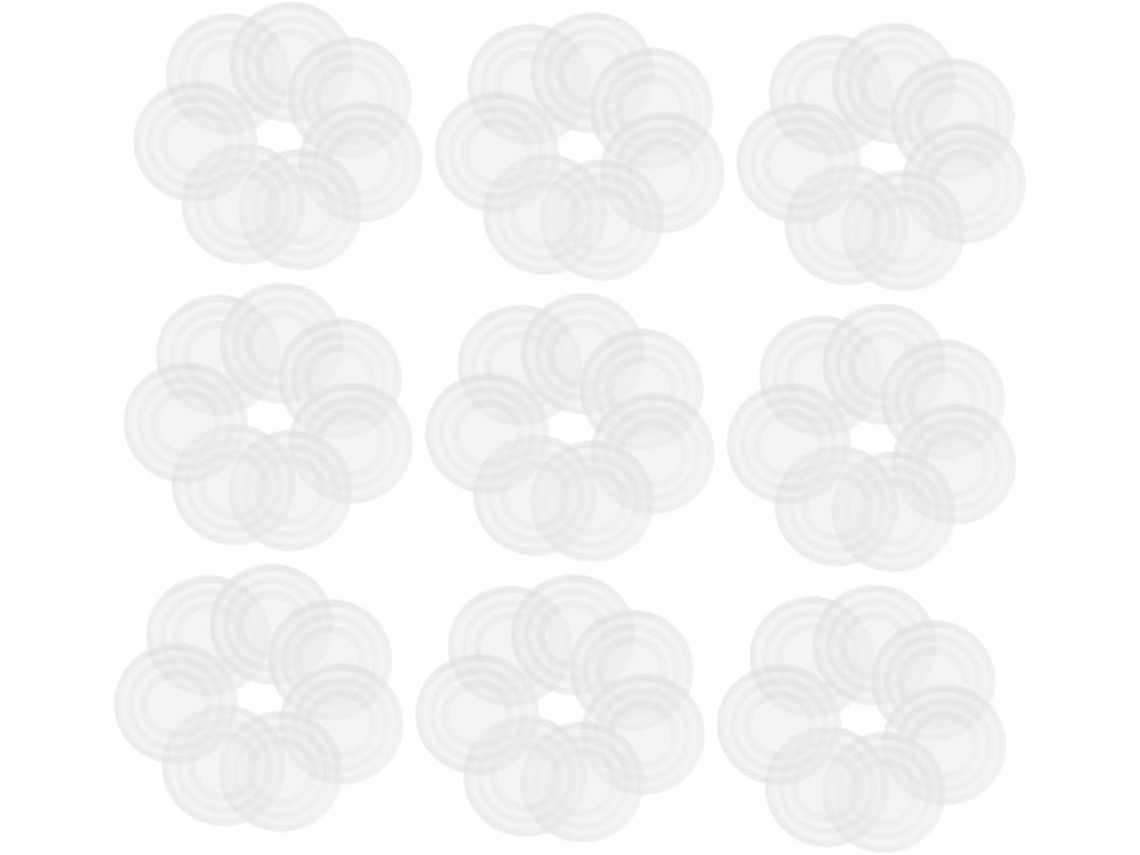 Lurrose Conjunto De 200-protetores Transparentes Para Móveis, Reutilizáveis E Antiderrapantes, Para Mesas De Vidro