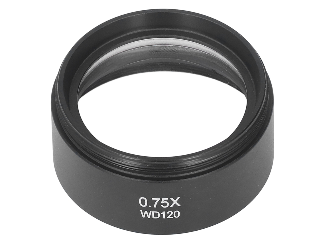 Lente de microscópio 0.75x Barlow 120mm com interface M48 acessório de reposição S/MARCA
