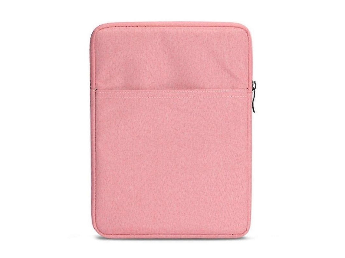 Yuru capa de Protetor com Zíper para Kindle 499 558 Paperwhite Voyage, Bolsa em Lona e Algodão, Rosa, Anti risco e Anti choque