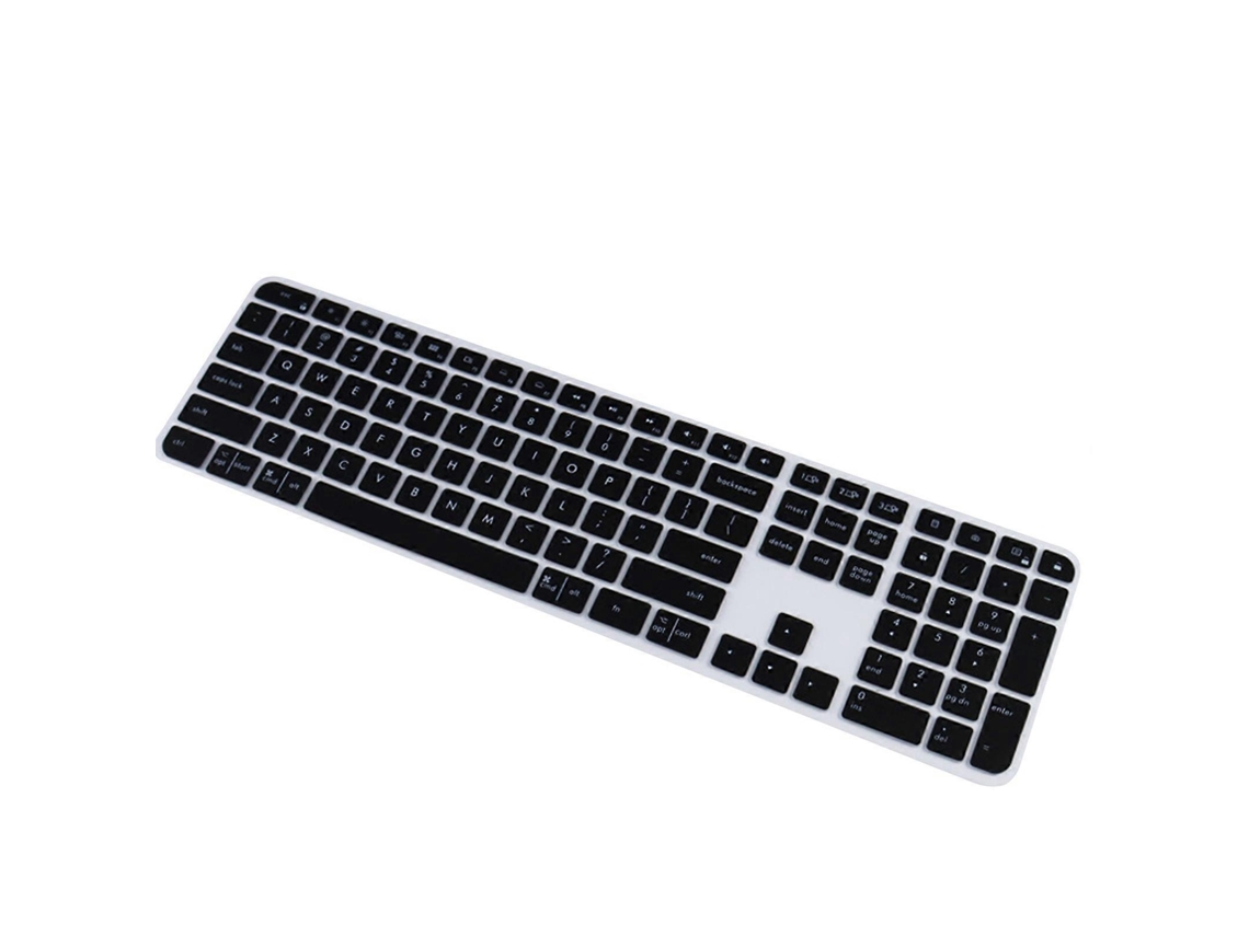 Capa De Teclado Para Teclado Sem Fio Craft Mx Keys, Silicone, Ergonômica, Branca Everley891