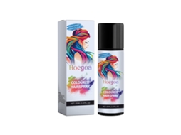 Spray Temporário de Cabelo Preto, Fácil de Aplicar e Ideal para Mudanças Temporárias LAXISCREED