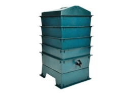 Vidaxl Bandejas Para Vermicompostagem 4 Pcs 42x42x60 Cm