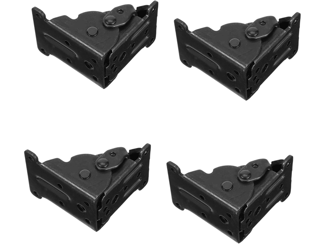 Conjunto De 4 Suportes Perna Mesa Dobráveis Com Trava Automática,