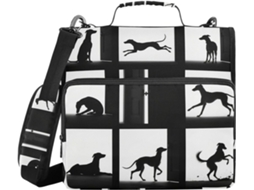 Bolsa Com Zíper, Alça De Ombro E Mão, Vários Bolsos, 3, 8cm 1, 5 Polegadas, Bolsa Organizadora Com 3 Argolas, Pasta