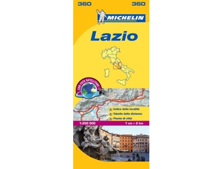 Livro Mapa Local It. Lazio De Michelin Travel Publications (italiano)
