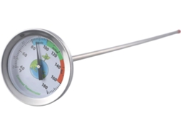 Termômetro De Solo Em Aço Inoxidável 304com Sonda 500mm Comprimento, Para Monitoramento Temperatura