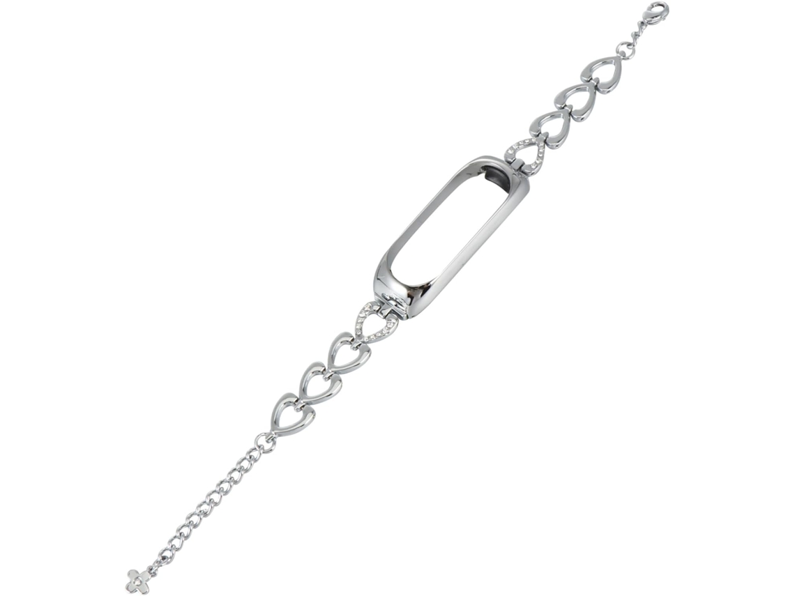 Pulseira De Relógio Com Pingente Coração Em Metal, Feita Liga Zinco,