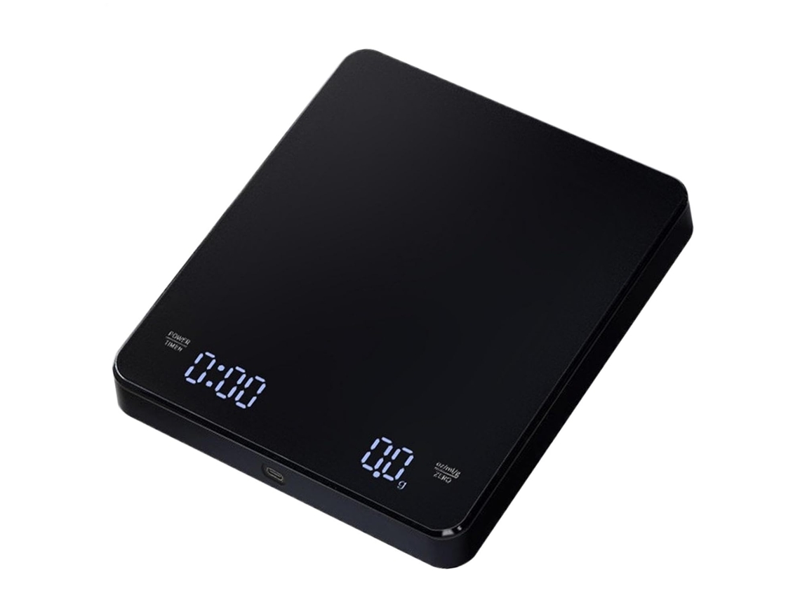 Balança De Café Com Temporizador, Pequeno Visor Led Em G Ml Balança Pesar Grãos E Dosar Ideal Métodos De Preparo