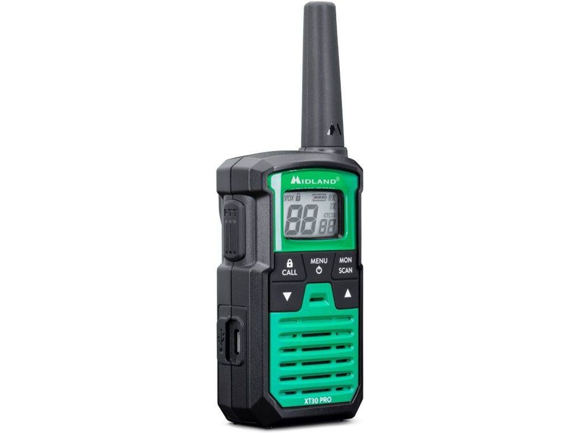 Walkie-Talkie MIDLAND XT30 Pro (Alcance até 6 km - Verde)