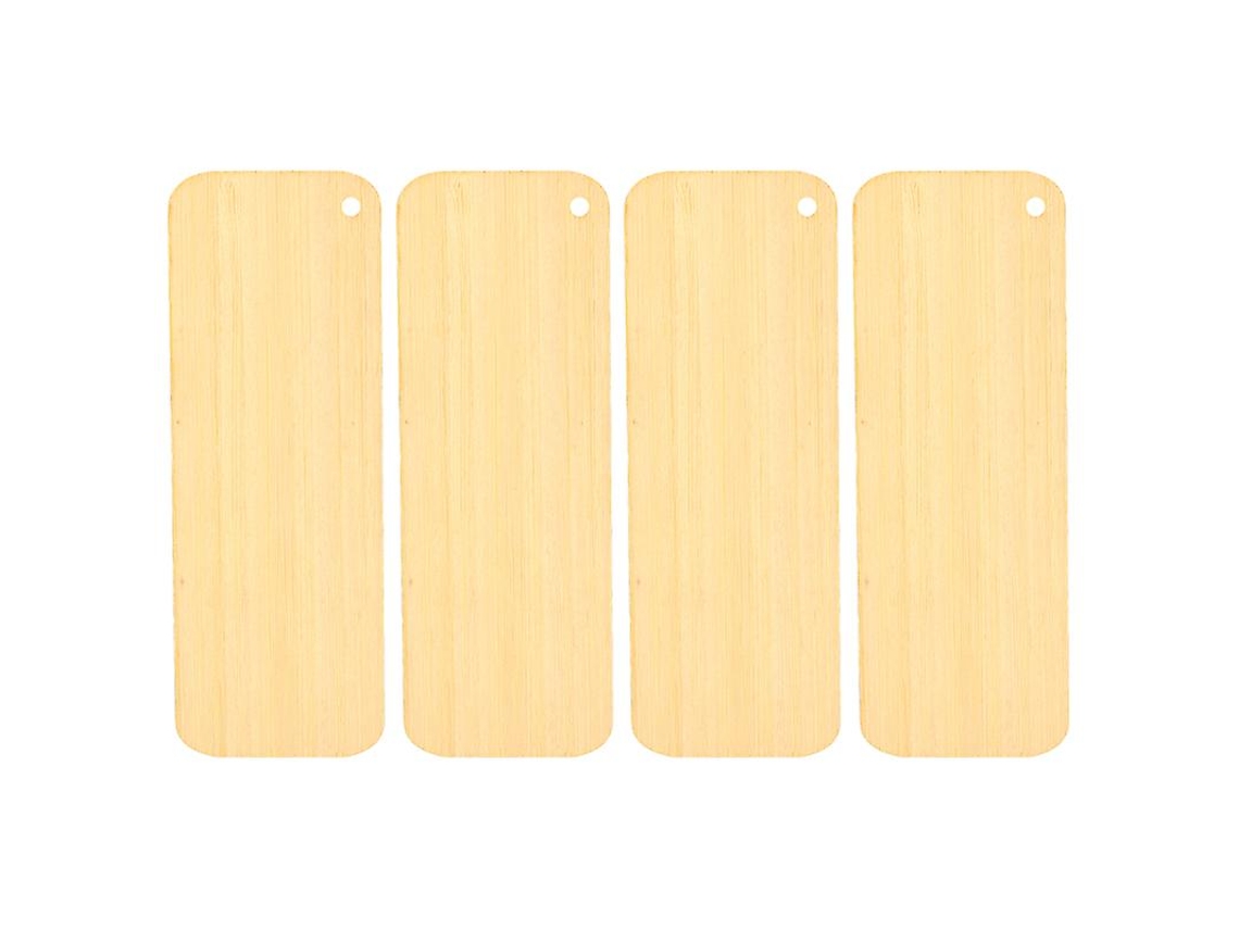 1pcs Marcador De Bambu Em Branco Allinless