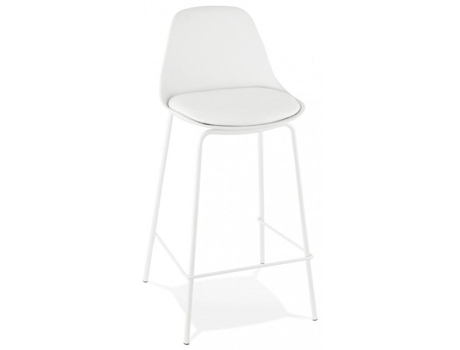 Banqueta de Bar Decorativa Kokoon Escal Mini Branco 1 Banqueta KOKOON DESIGN