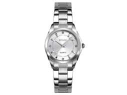 Relógio Feminino Skmei 1620 Com Strass Delicado, Criativo, Casual, À Prova D'água, Quartzo, Pulseira De Aço.