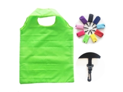 Conjunto De 9 Sacolas Reutilizáveis, Portáteis, Dobráveis, Ecológicas, Em Nylon, Para Compras No Supermercado, Bolsa De Mão Dobrável, Organizador
