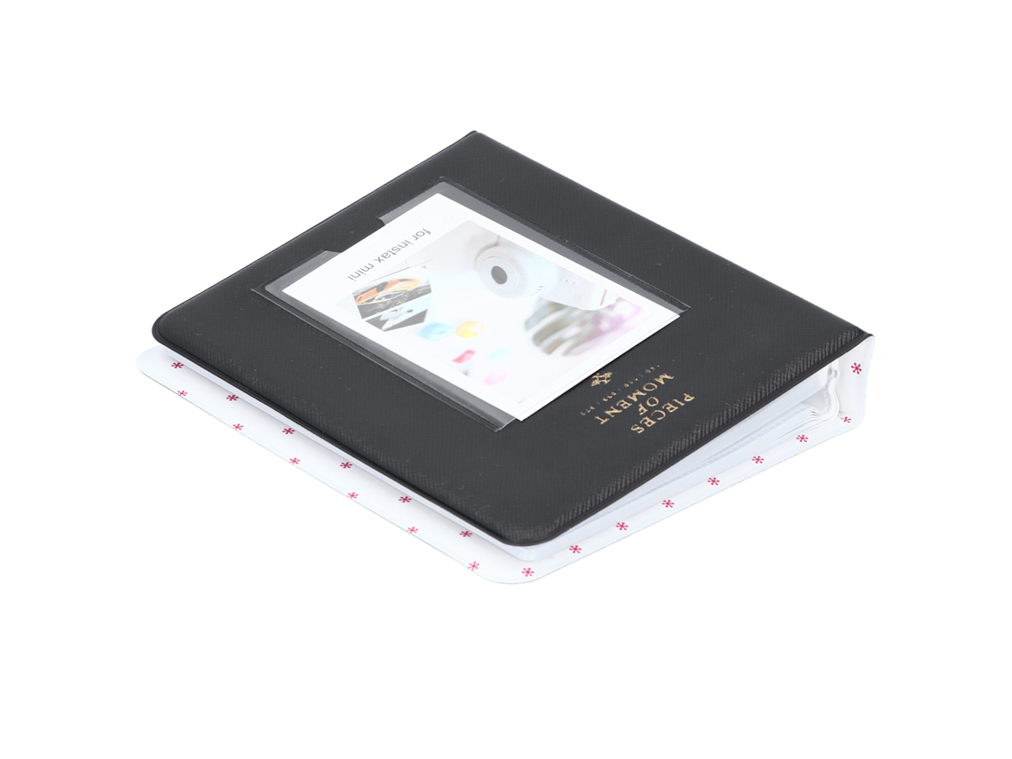 3in 64 Pockets Photo Card Storage Case Mini Photo Album For Fujifilm Instax Mini 9black LAXISCREED