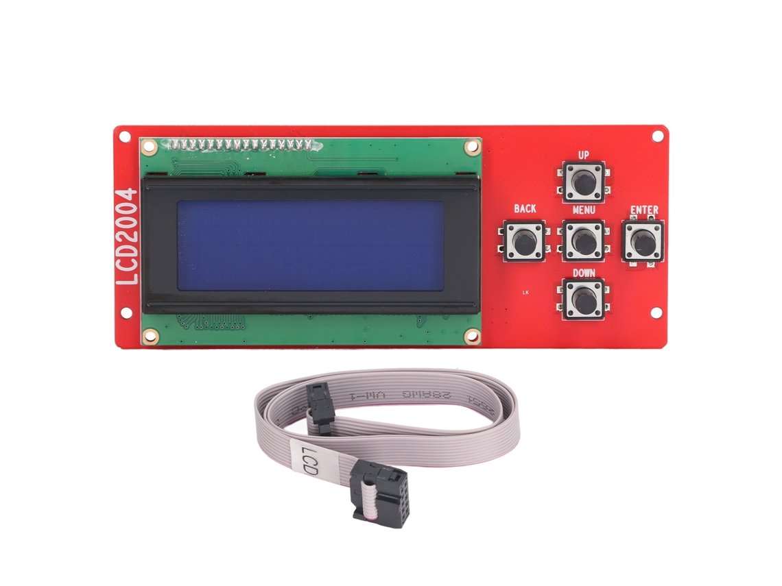 Módulo De Controle Lcd Para Impressora 3d Smart Controller Com Cabo Flexível 5 Pinos Para Anet A8 A4 A2 A6‑l E2