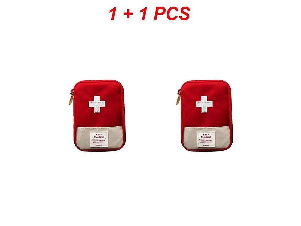 Mini Kit De Primeiros Socorros Portátil Para Viagens, Camping E Sobrevivência, Ideal Para Emergências E Atividades Ao Ar Livre. Possui Um Porta-c