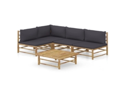 Garden Lounge Set, Garden Lounge Sets Vidaxl Cinzeto Bambu (n/a)