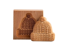 Moldes de madeira para cookies de Natal, ferramentas de confeitaria LAXISCREED