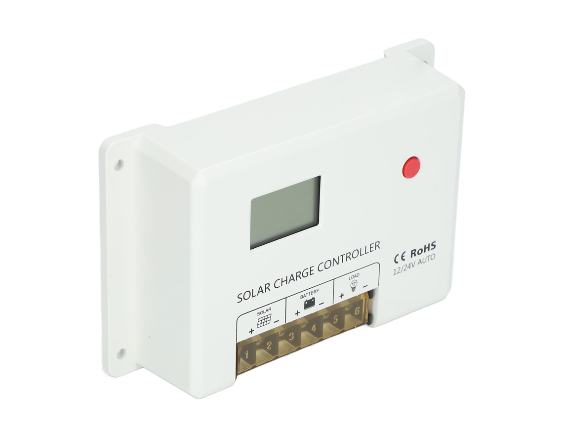 Controlador De Carga Solar Laxiscreed Com Visor Lcd E Ajuste De Parâmetros