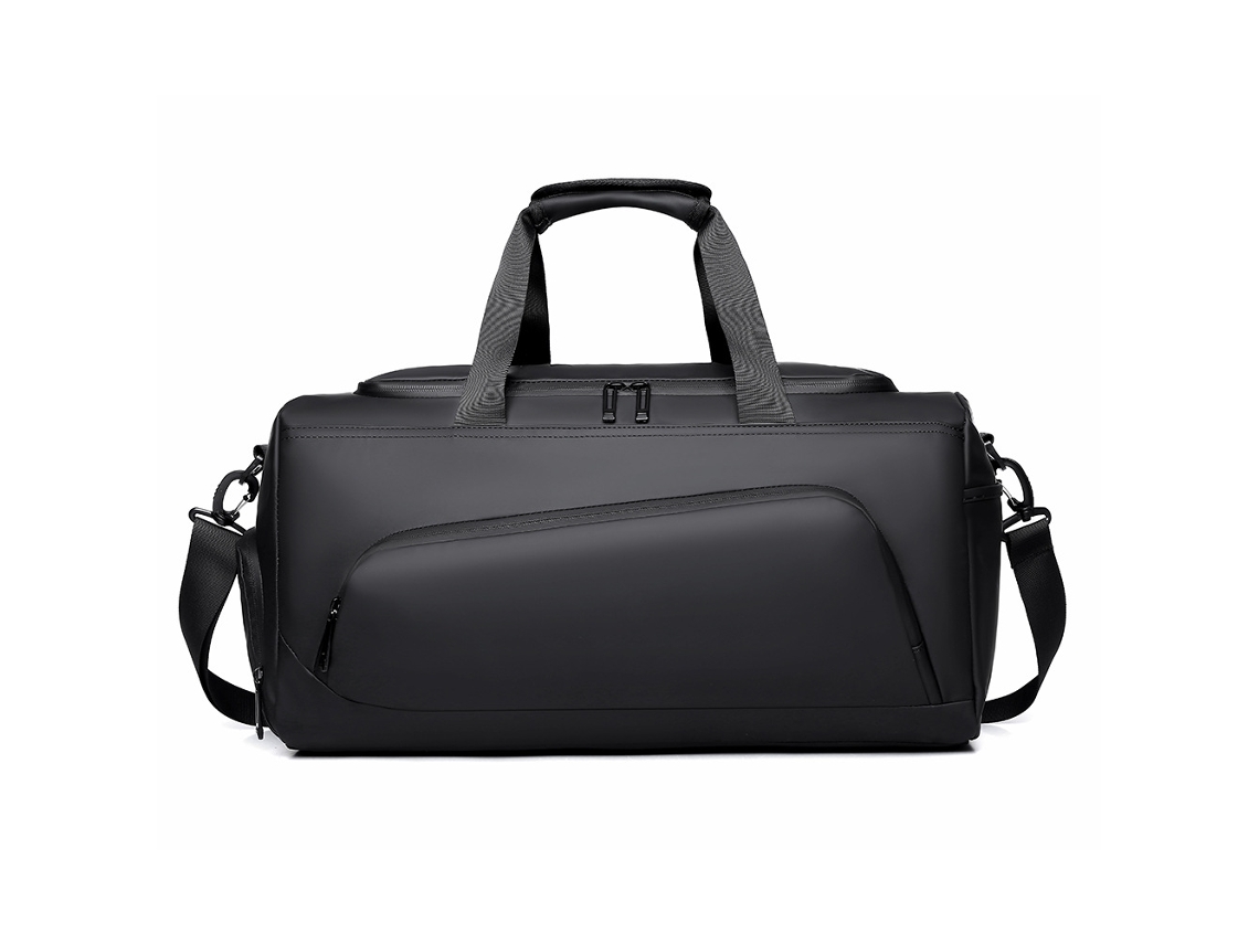 (preta) Bolsa De Ginástica, Divisórias Para Itens Molhados E Secos, Bolsa De Ombro/total, Bolsa De Treino, Grande Capacidade.