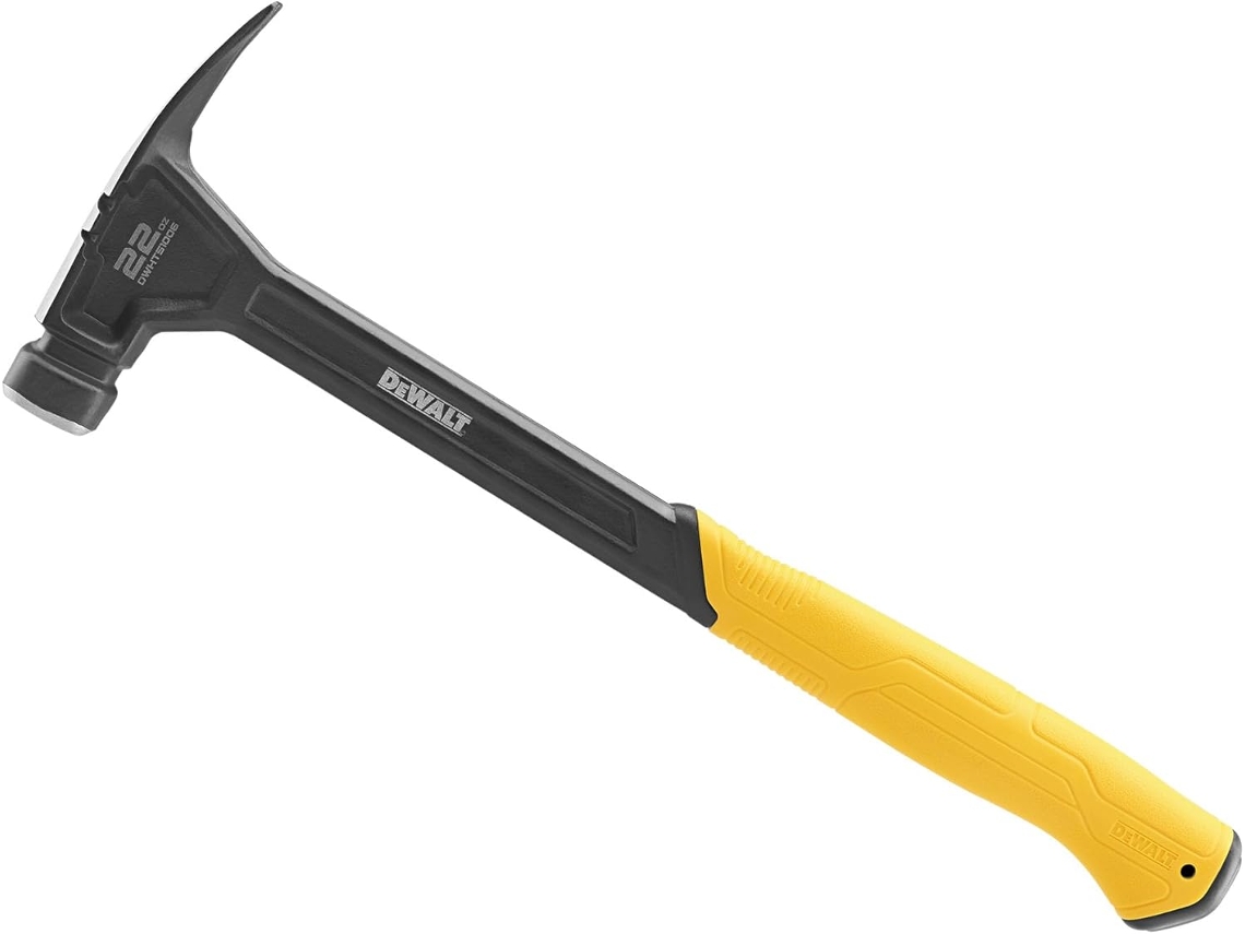 Martelo Dewalt com Cabeça Lisa, 624g, Aço Monobloco e Cabo Tratado | S/MARCA