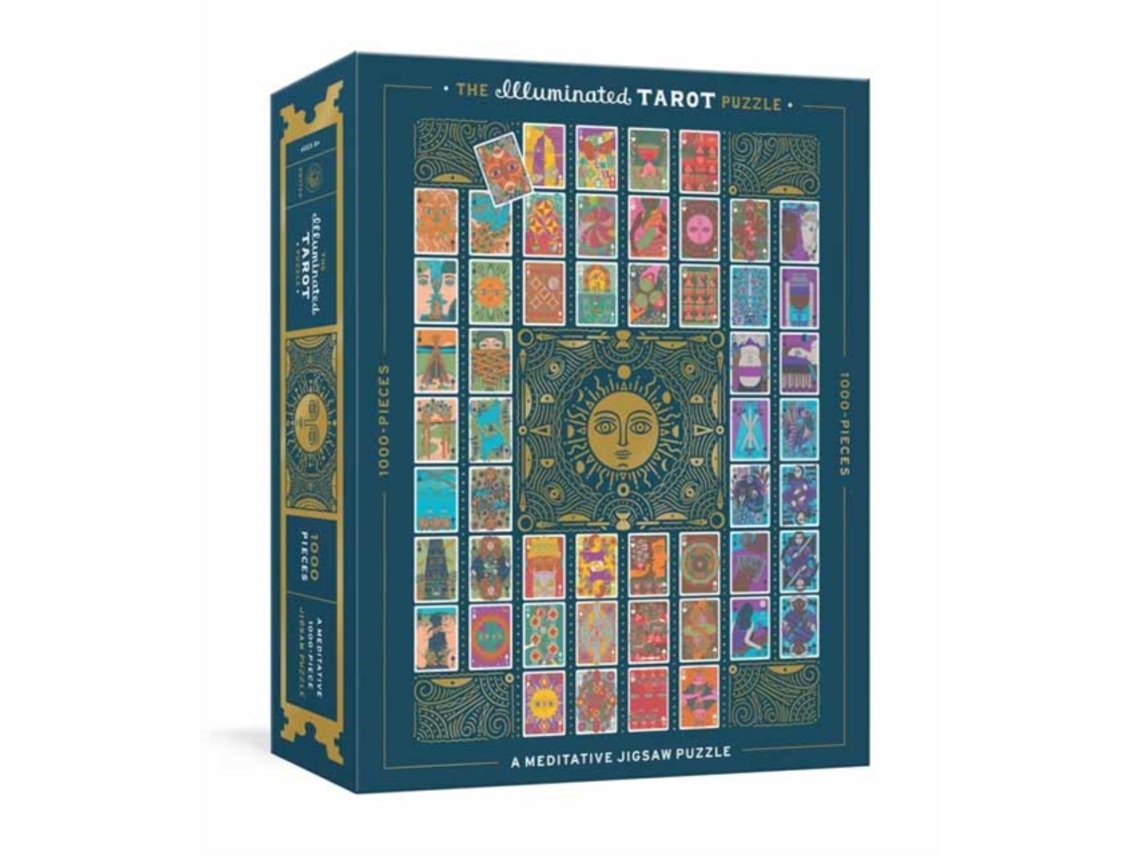Livro The Illuminated Tarot Puzzle de Caitlin Keegan (Inglês)