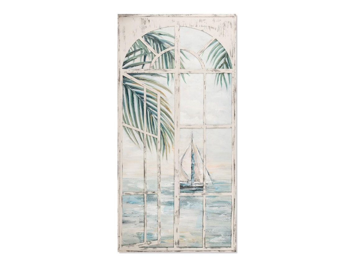 Caixa e Marinheiro e Pintura Nautico 160X3X80Cm Multicolor
