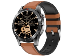 Relógio Inteligente H9 Com Pulseira De Couro De 1,43 Polegadas, Ecg, Compatível Com Chamadas Bluetooth E Assistente De Voz Inteligente.