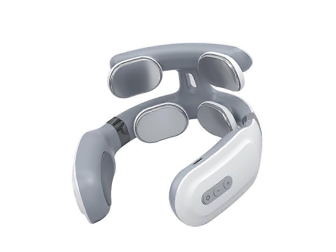 Massageador De Cabeça Elétrica, Capacete De Massagem Para Olhos E Pescoço Com Calor