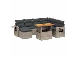 Garden Sofa Set, Garden Sofa Sets Vidaxl Cinzeto Rattan / Vime (n/a)